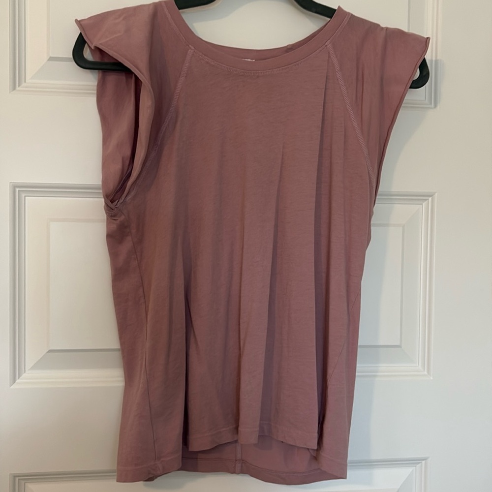 LA Made flutter sleeved tank top